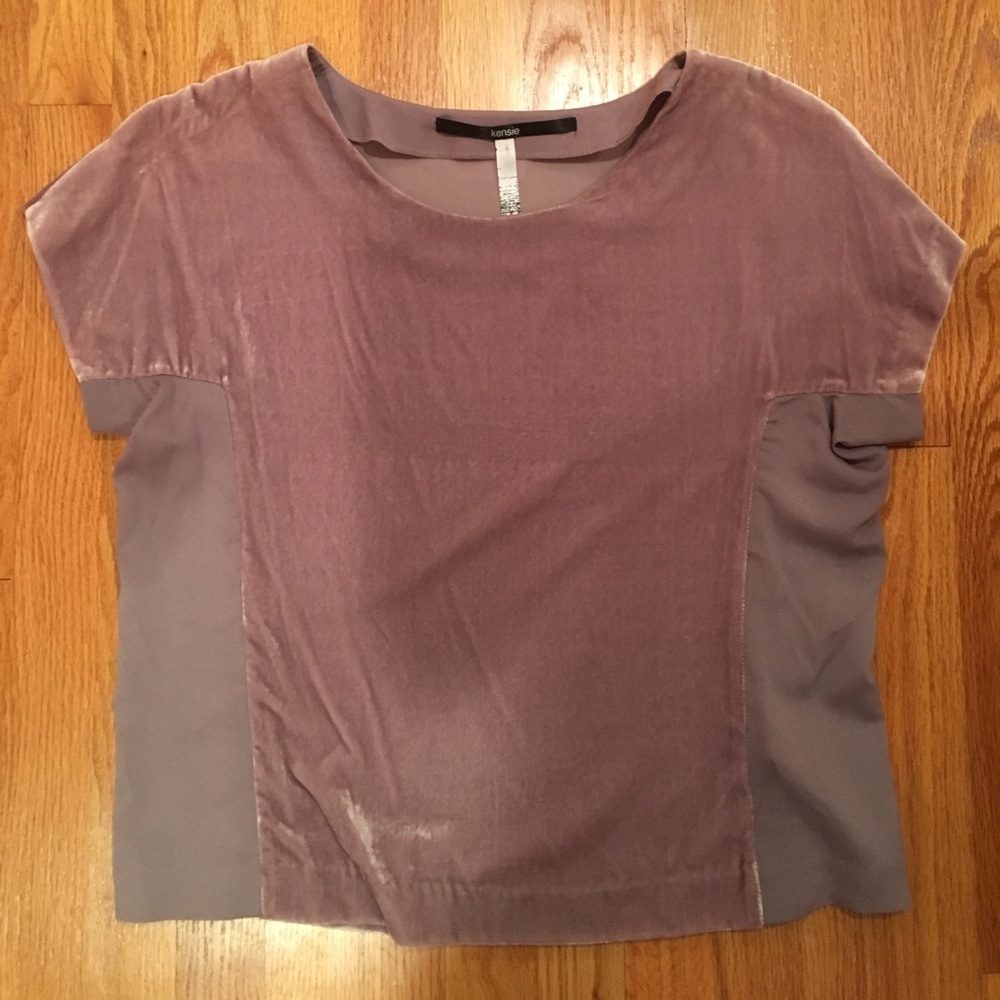 Kensie Velvet Tshirt